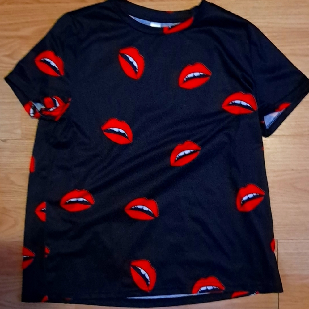 Size: S color: Black,red , walmart